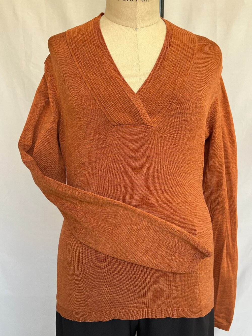 Carlisle Silk Blend Light V-Neck Sweater – US S